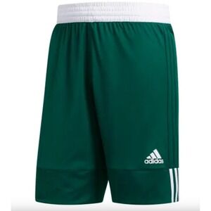 NWT Adidas 3G Speed Reversible Basketball Shorts Mens Small Green White DY6597